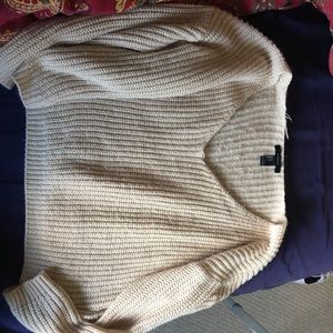 knit white sweater Forever 21